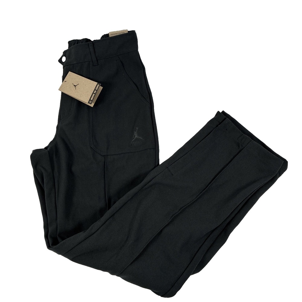 Nike Air Jordan Womens Woven Pants Small Black/Charcoal New FN5446-045 NWT $110